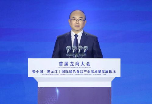 首届龙商大会暨中国 黑龙江 国际绿色食品产业高质量发展论坛举行 许勤出席并致辞